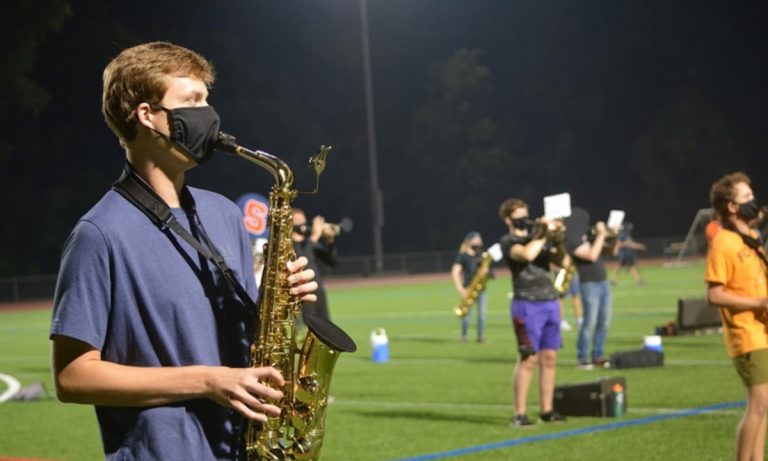 Read more about the article SU marching band prepares for unpredictable season, navigating COVID-19
